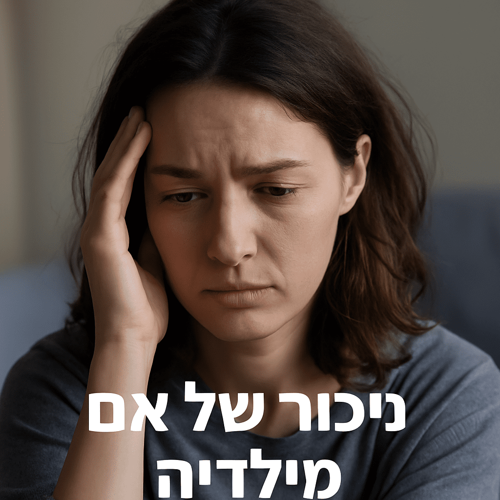 אם מתמודדת עם ניכור הורי, מבט של כאב וניתוק מהילדים